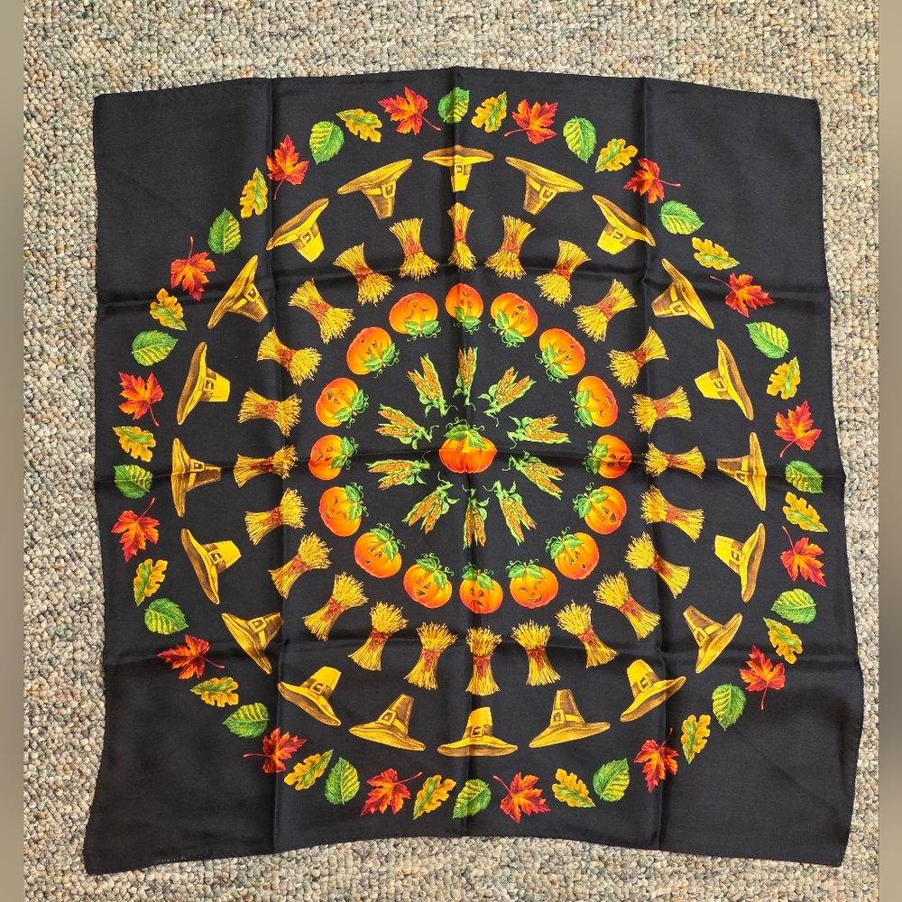 Anthropologie "Season of the Witch" Silk Neck Scarf